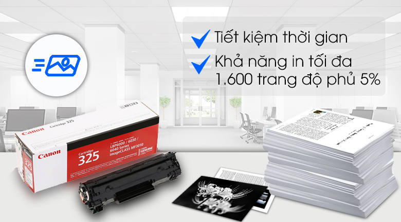 Hộp mực Cartridge Canon 325 Tại Si&ecirc;u Tốc 1