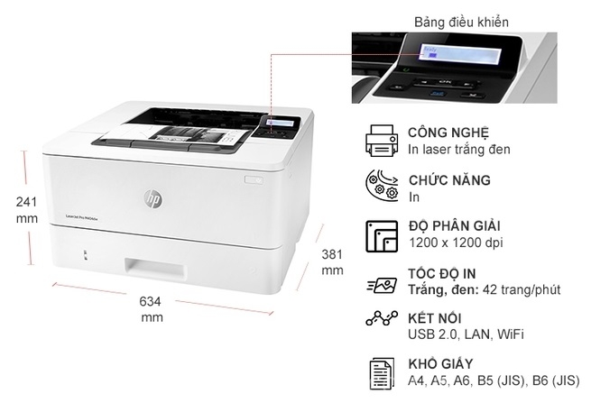 M&aacute;y in HP&nbsp;LaserJet Pro M404DW 