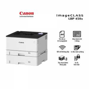 Máy in laser đen trắng Canon LBP458x (In đảo mặt| A3| A4| USB| LAN| WIFI)